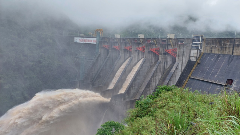 Công ty Thủy điện Huội Quảng - Bản Chát vận hành điều tiết hồ chứa đảm bảo an toàn cho Công trình thủy điện Huội Quảng