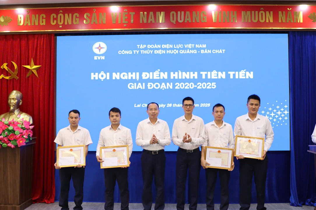 Công ty Thủy điện Huội Quảng - Bản Chát tổ chức thành công Hội nghị điển hình tiên tiến giai đoạn 2020 - 2025