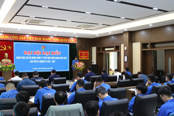 Đại hội đại biểu Đoàn TNCS Hồ Chí Minh Công ty Thủy điện Huội Quảng - Bản Chát lần thứ III, nhiệm kì 2022-2027