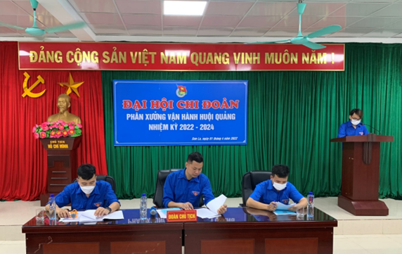 Đoàn Thanh niên Phân xưởng vận hành Huội Quảng tổ chức Đại hội Chi đoàn nhiệm kỳ 2022-2024
