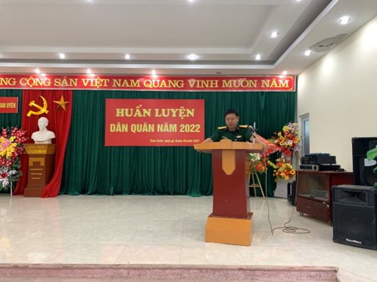 Trung đội tự vệ Công ty Thủy điện Huội Quảng - Bản Chát hoàn thành huấn luyện Dân quân tự vệ năm 2022