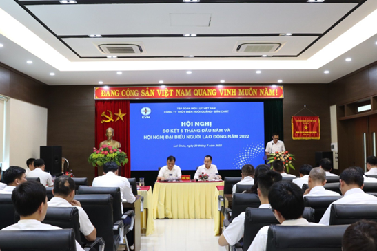 Công ty Thủy điện Huội Quảng - Bản Chát tổ chức Hội nghị người lao động năm 2022