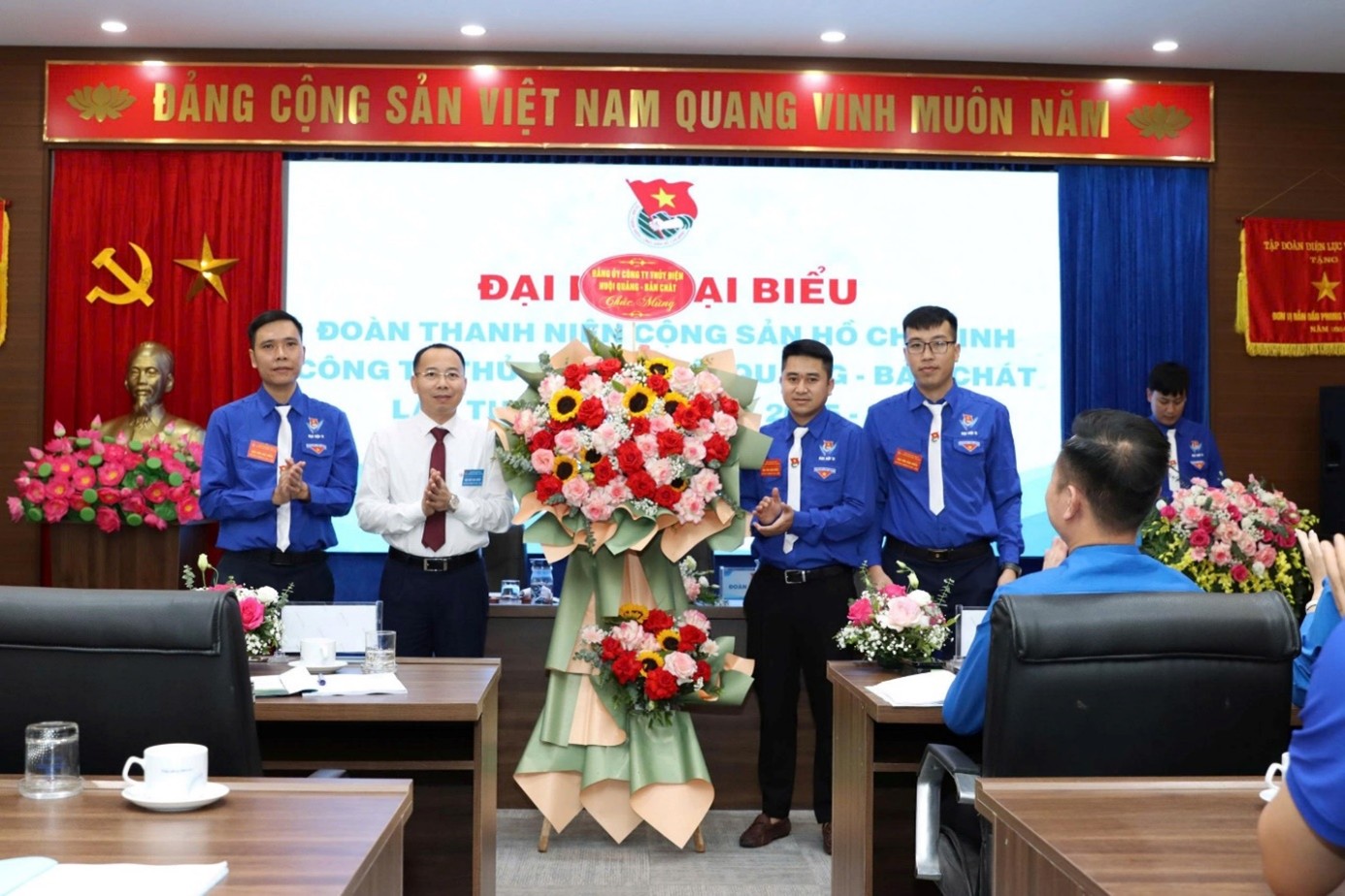 Đoàn thanh niên Công ty thuỷ điện Huội Quảng - Bản Chát tổ chức Đại hội nhiệm kỳ 2025-2030